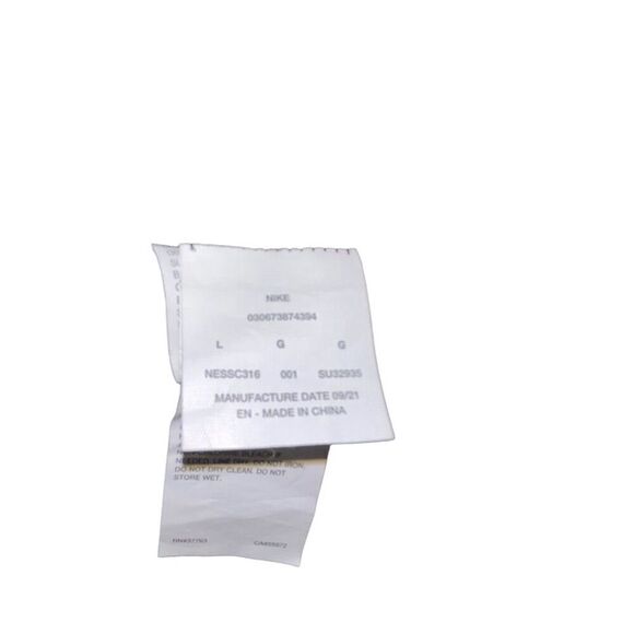 Nike Women's One Piece Swimsuit L Black Water Dots Keyhole Back - Picture 7 of 7